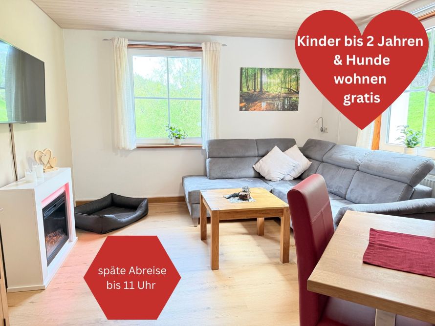 Ferienwohnung Wildbach für max.5 Gäste, Babys, Hunden, Garten